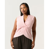 Estelle Hadley Knot Detail Top in Pale Pink