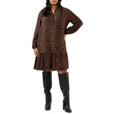 Estelle Leona Dress In Brown