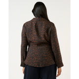 Estelle Leona Top In Animal Print
