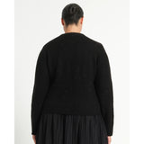 Estelle Night Cardi Sparkle Knit In Black
