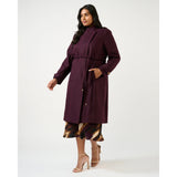Estelle Reo Coat In Plum