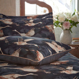 EW by Edinburgh Weavers Flyway Exotic Piped Duvet Cover Set Ink