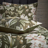 EW by Edinburgh Weavers Lavish Floral Printed Piped Cotton Sateen Duvet Cover Set