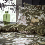 EW by Edinburgh Weavers Lavish Floral Printed Piped Cotton Sateen Duvet Cover Set
