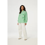 Fabienne Chapot Alex Blouse In Warm White/Green Apple