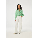 Fabienne Chapot Alex Blouse In Warm White/Green Apple