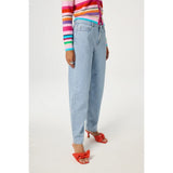Fabienne Chapot Blake Loose Tapered Jeans In Light Blue