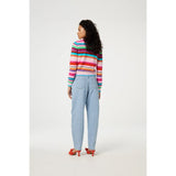 Fabienne Chapot Blake Loose Tapered Jeans In Light Blue