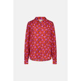 Fabienne Chapot Coco Blouse In Tangerine/Pink Dream