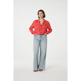 Fabienne Chapot Coco Blouse In Tangerine/Pink Dream