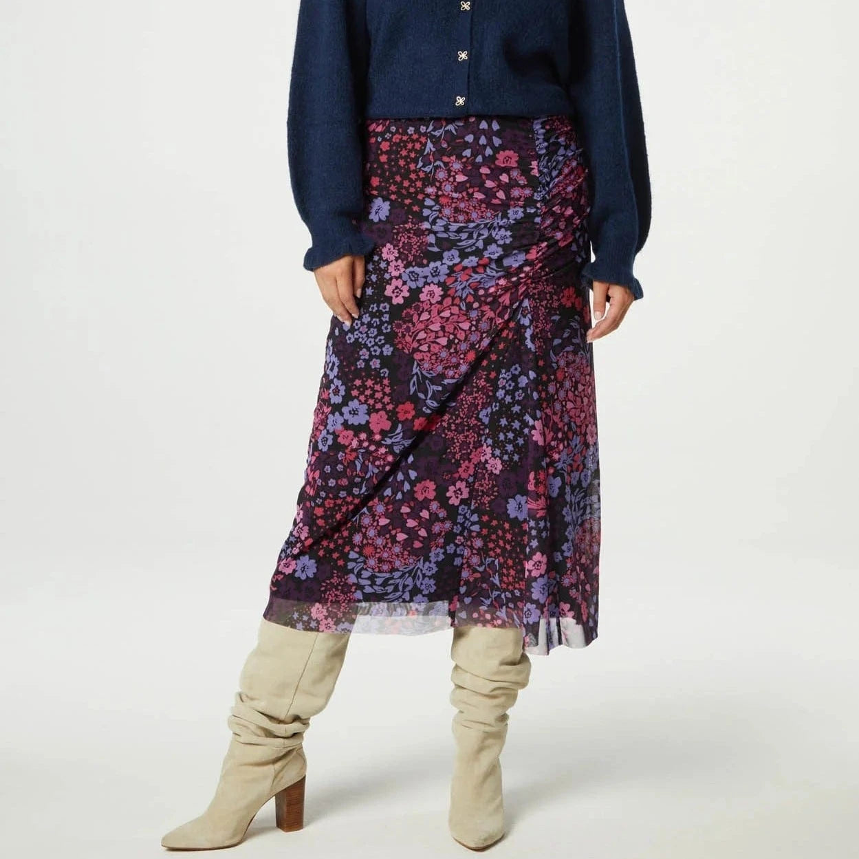 Fabienne Chapot Jessy Midi Skirt in Dreamscape