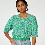 Fabienne Chapot June SS Blouse in Green Clueless