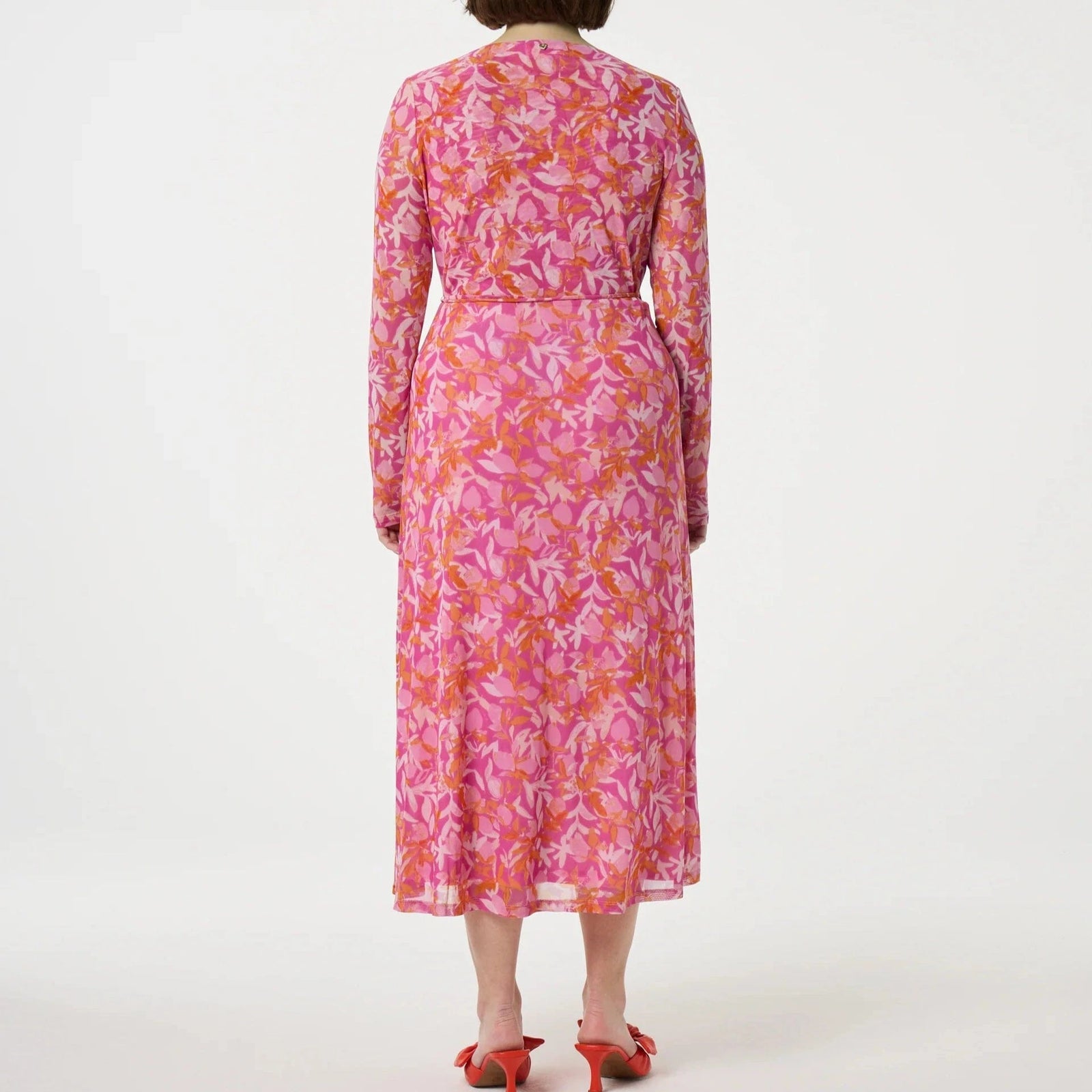 Fabienne Chapot Natty Dress In Pink Glow/Tangerine