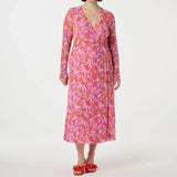 Fabienne Chapot Natty Dress In Pink Glow/Tangerine