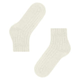 FALKE Bedsock Rib House With Cashmere Content In White