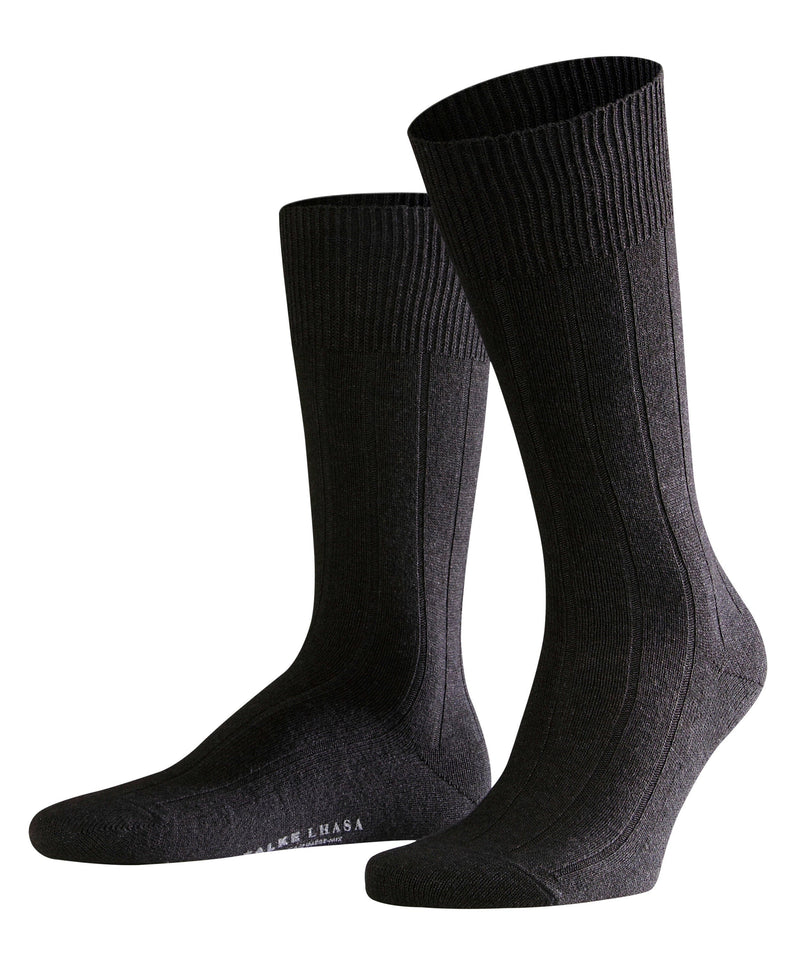 Falke Black Lhasa Rib Socks