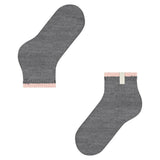 FALKE Cosy Plush Short Socks With Soft Plush Soles In Grey