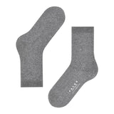 FALKE Cosy Wool Sock In Light Grey