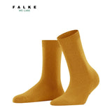 FALKE Cosy Wool Socks With Virgin Wool & Cashmere In Old Brass