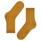 FALKE Cosy Wool Socks With Virgin Wool & Cashmere In Old Brass