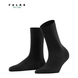 FALKE Cotton Touch Women Socks With Very Fine Mesh Structure In Black
