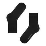 FALKE Cotton Touch Women Socks With Very Fine Mesh Structure In Black