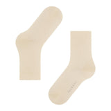 FALKE Cotton Touch Women Socks With Very Fine Mesh Structure In Cream