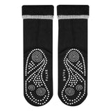 FALKE Cuddle Pads House Socks With Plush & Slip-reducing Sole In Black