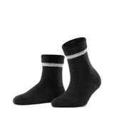 FALKE Cuddle Pads House Socks With Plush & Slip-reducing Sole In Black