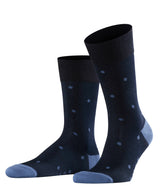 Falke Dark Navy Dot Socks