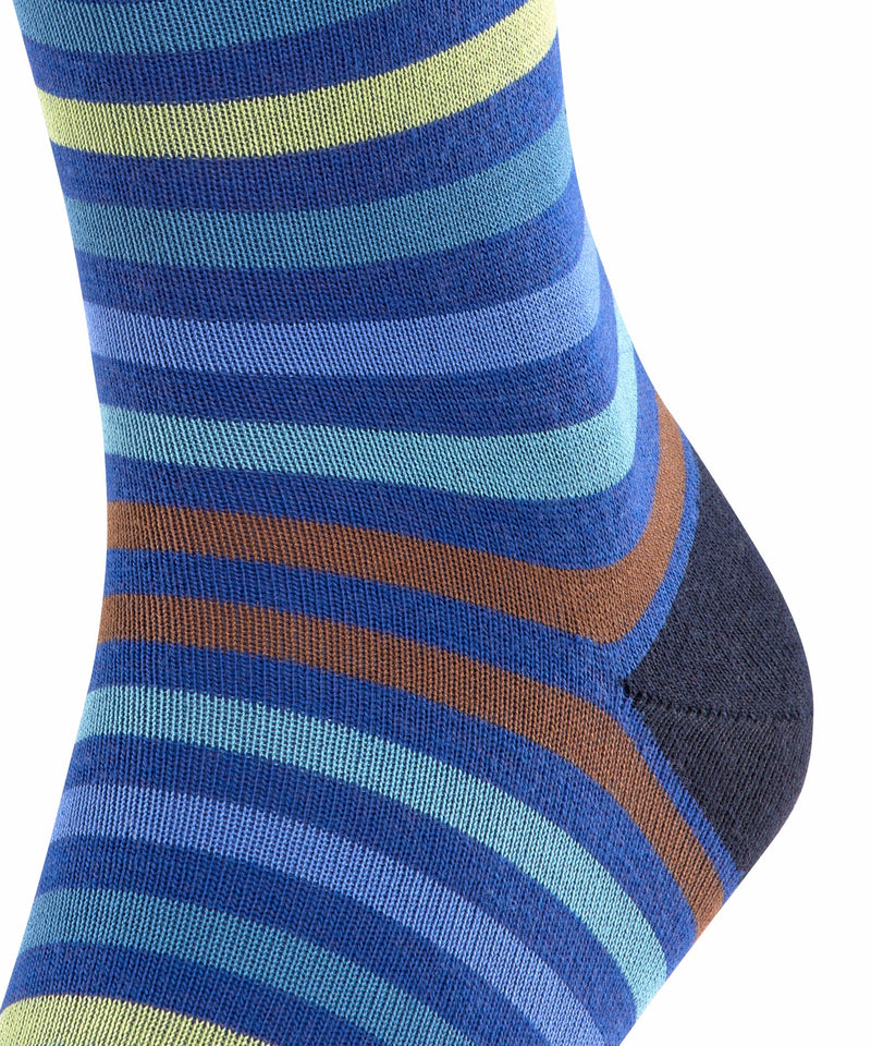 Falke Dark Navy Tinted Stripe Socks