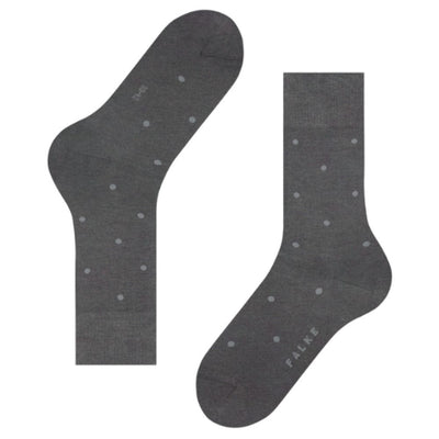 FALKE Dot Men Socks In Steel Mel