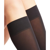 FALKE Pure Matt 50 Den Women Knee-high Socks Semi-opaque & Matte In Black