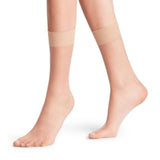 FALKE Shelina 12 DEN Ankle Socks In Powder