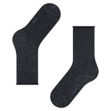 FALKE  Shiny Sock In Dark Navy