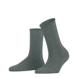 FALKE Shiny Socks In Flint Grey
