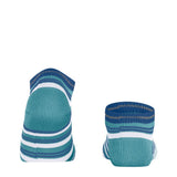 FALKE Smart Stripe Trainer Sock In Key Largo