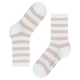 FALKE Stripe Uniform Women Socks In White