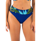 Fantasie Pichola Fold Bikini Brief In Tropical Blue