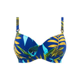 Fantasie Pichola Full Cup Bikini Top In Tropical Blue