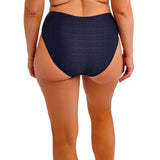 Fantasie Azores Textured High Waisted Bikini Bottoms in Midnight