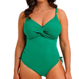 Fantasie Beach Waves Twist Front Swimsuit in Tourmaline Green
