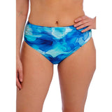 Fantasie Saunton Sands High Waist Bikini Brief In Dazzling Blue