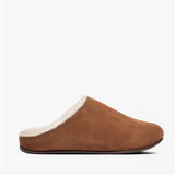 FitFlop Chrissie Shearling Suede Slippers in Tan