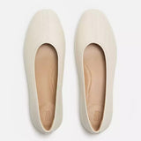 FitFlop DELICATO High-Cut Soft-Leather Ballerinas In Paris Beige