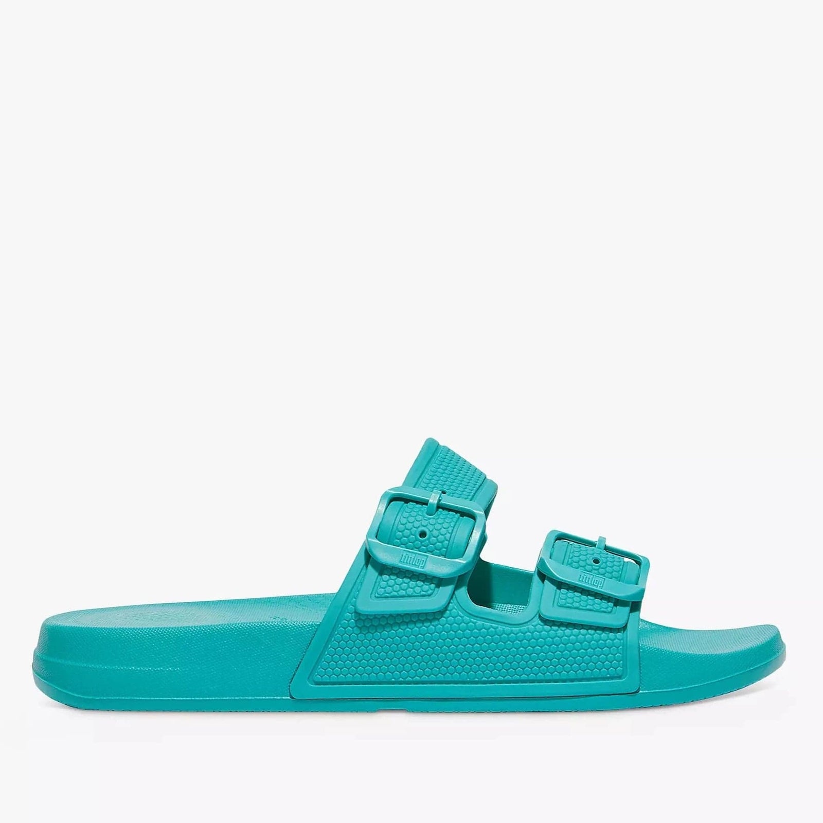 FitFlop IQushion Slider Sandals, Tahiti Blue