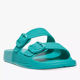 FitFlop IQushion Slider Sandals, Tahiti Blue