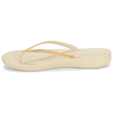 FitFlop Iqushion Sparkle Sandals In Stone Beige