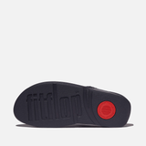 FitFlop Lulu Crystal-Mix Toe-Post Sandals in Midnight Navy
