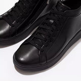 FitFlop Rally Leather High-Top Sneaker All Black
